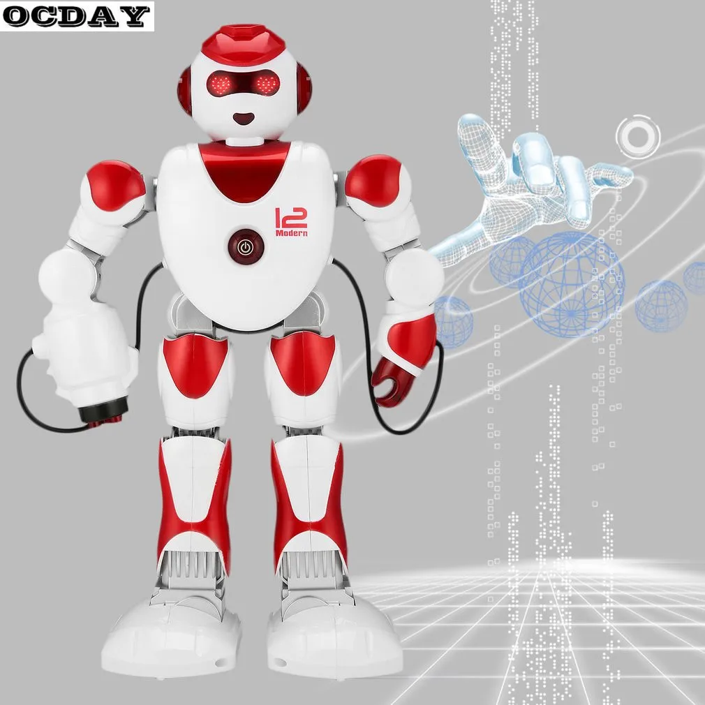 OCDAY K2 интеллектуальные Alpha RC робот Smart программирования гуманоид игрушки демо