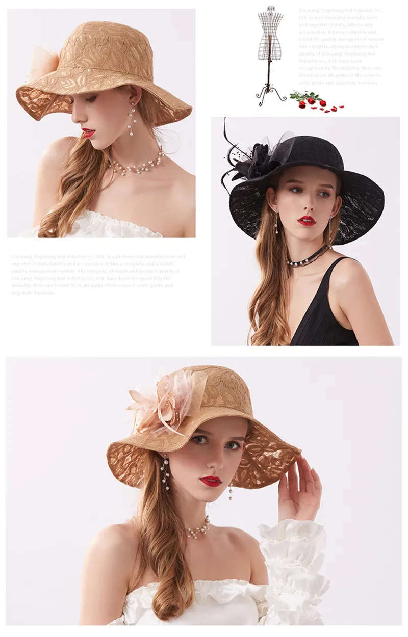 Mingli Tengda новые элегантные свадебные Шапки для Для женщин Fascinators свадьбы Hat цветок Шапки Свадебные аксессуары вводной mariage