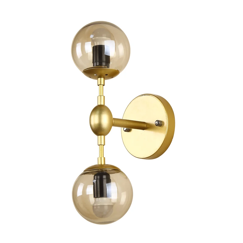 Золотистый настенный светильник в американском и европейском стиле ретро
