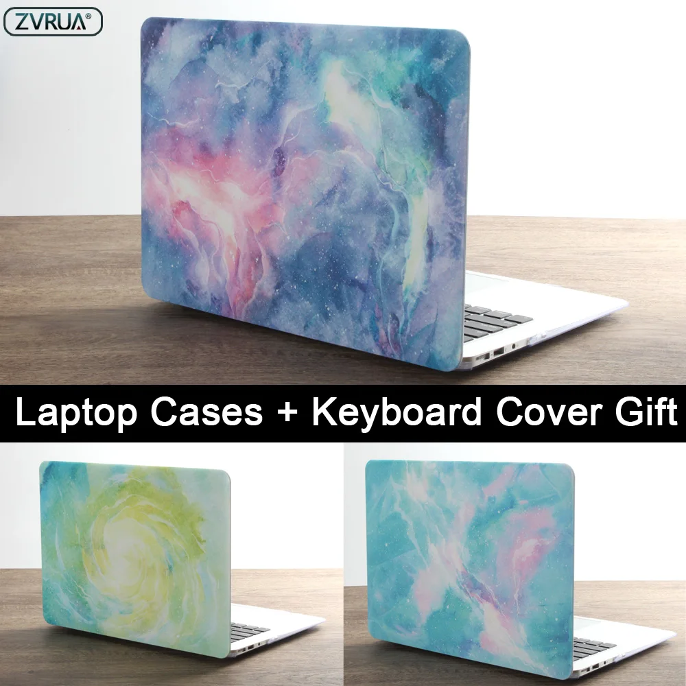 Новый принт абстрактные картины маслом чехол для ноутбука MacBook Air Pro Retina 11 12 13 15 дюймов с сенсорной панелью +