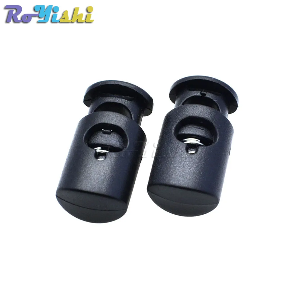 1000 шт./упак. Блокировка шнура цилиндрический цилиндр пластиковый тумблер для