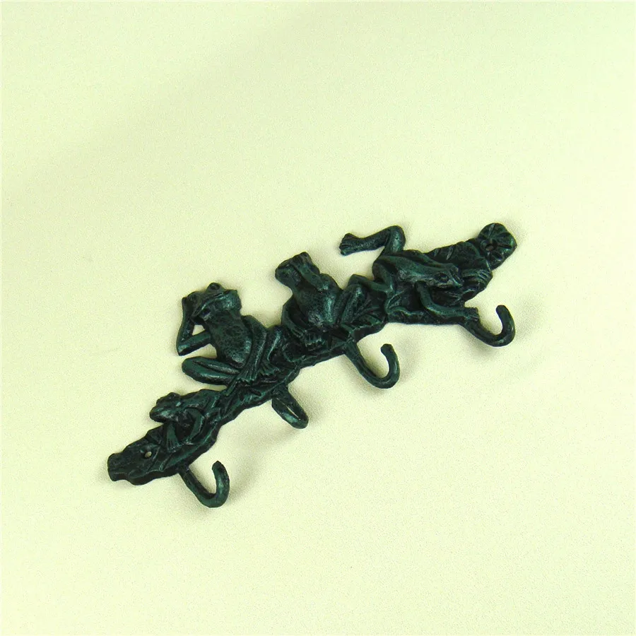 Литейный Утюг семейный ключ в форме лягушки держатель ручной работы