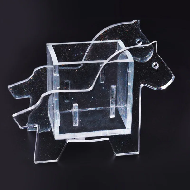 Контейнер для ручек силиконовая смола форма щеток горшок украшений в виде