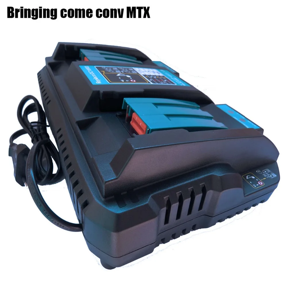 Для Makita EU вилка двойное зарядное устройство два порта USB 7 2 V 14 4 18V DC18RD DC18RC BL1860 BL1840