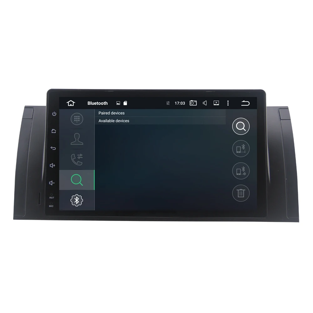 Автомагнитола с мультимедийным проигрывателем IPS Android 9 1 din DVD радио для BMW 5 серии