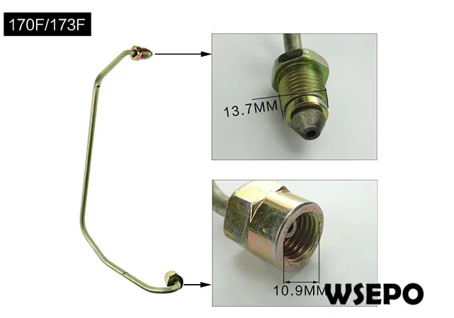 Качество OEM! Масляная труба высокого давления для 4 тактного одноцилиндрового