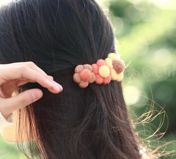 Подсолнухи набор мультяшных животных шерстяной для рукоделия шерстяная