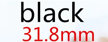 31.8mm black Новинка 28,6 мм/31,8 мм/34,8 мм быстросъемный зажим для подседельного штыря из сплава для горного велосипеда, велосипедного седла, зажим для седла, QR стиль - Цвет: 31.8mm black