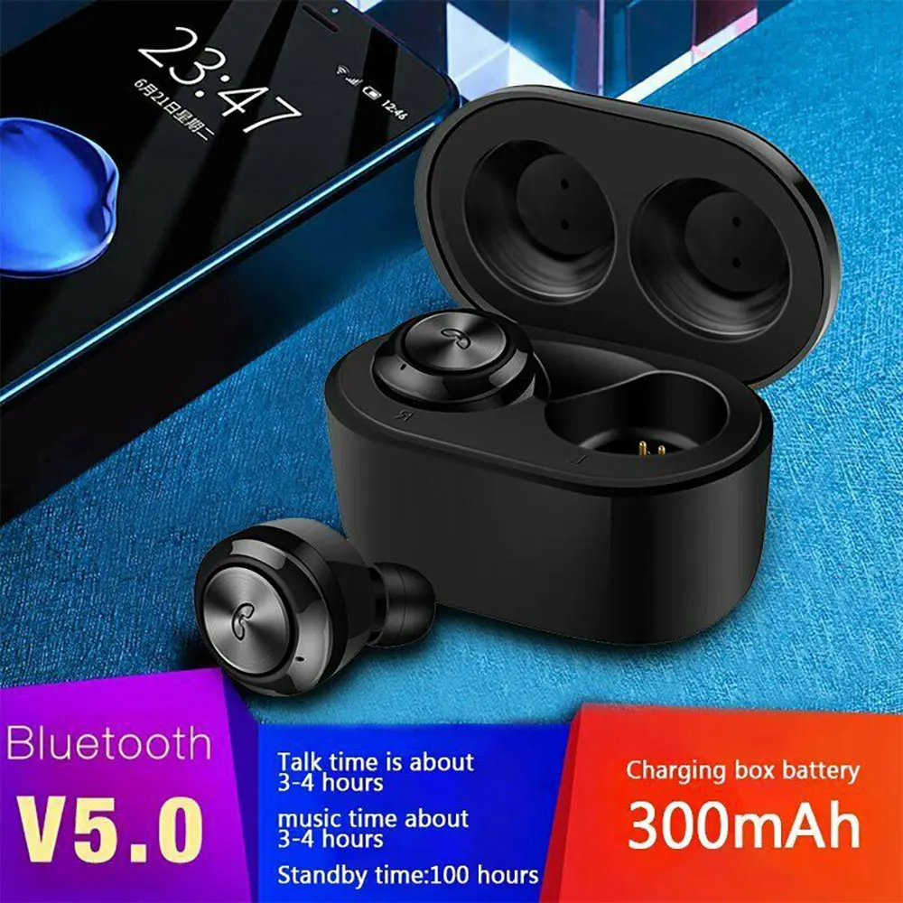 TWS V5.0 беспроводные наушники водонепроницаемые Bluetooth стерео звуковые игровая