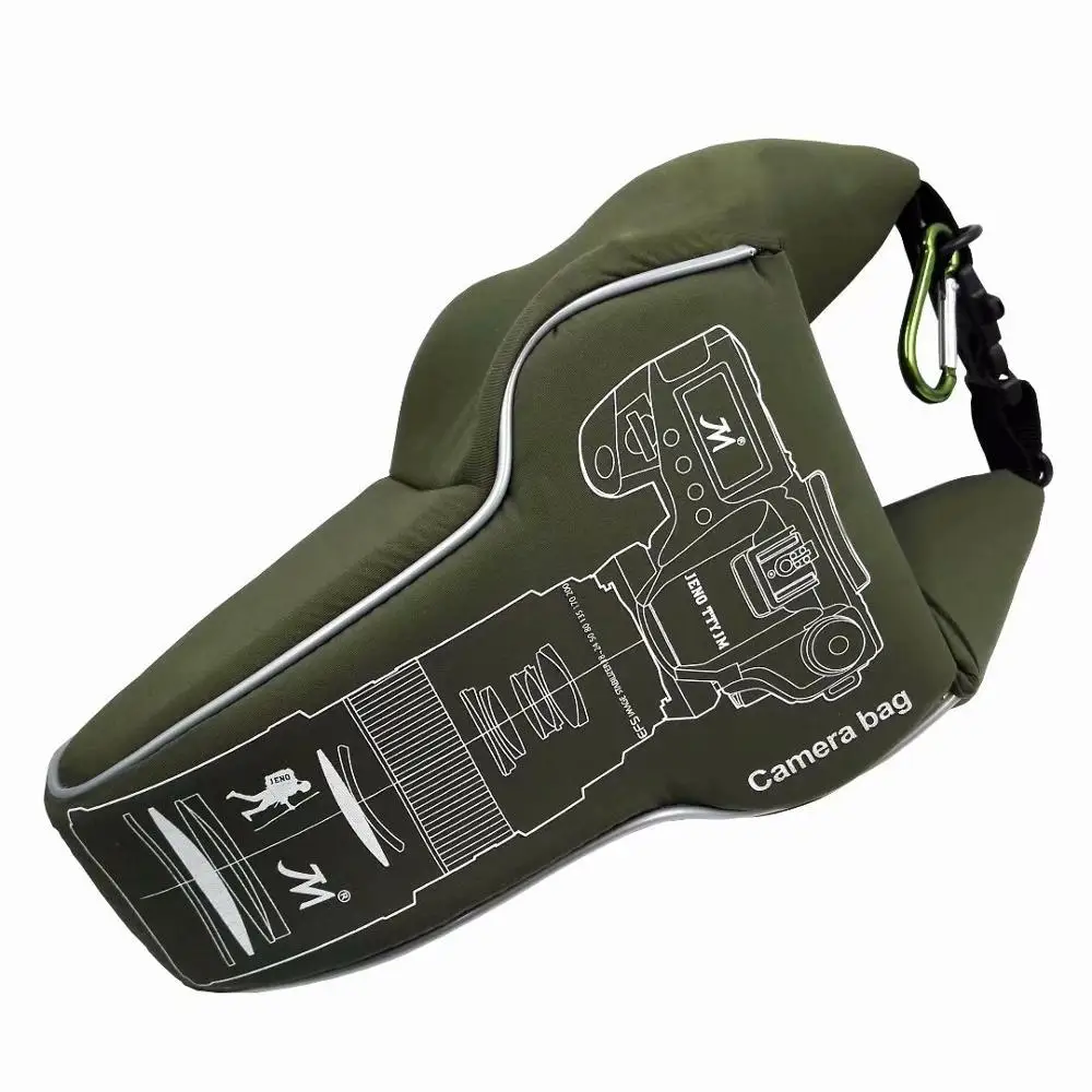 Dark green M Новая цифровая DSLR камера видео сумка SLR Камера сумка для nikon/canon/sony/fujifilm/pentax/samsung фотографа - Цвет: Dark green M