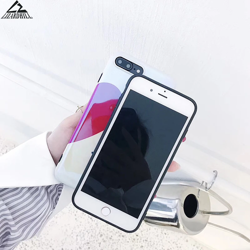 Lizendrock Blu-Ray телефонные чехлы для iphone 8 Plus Красное сердце любовь мягкий tpu чехол iPhone 6