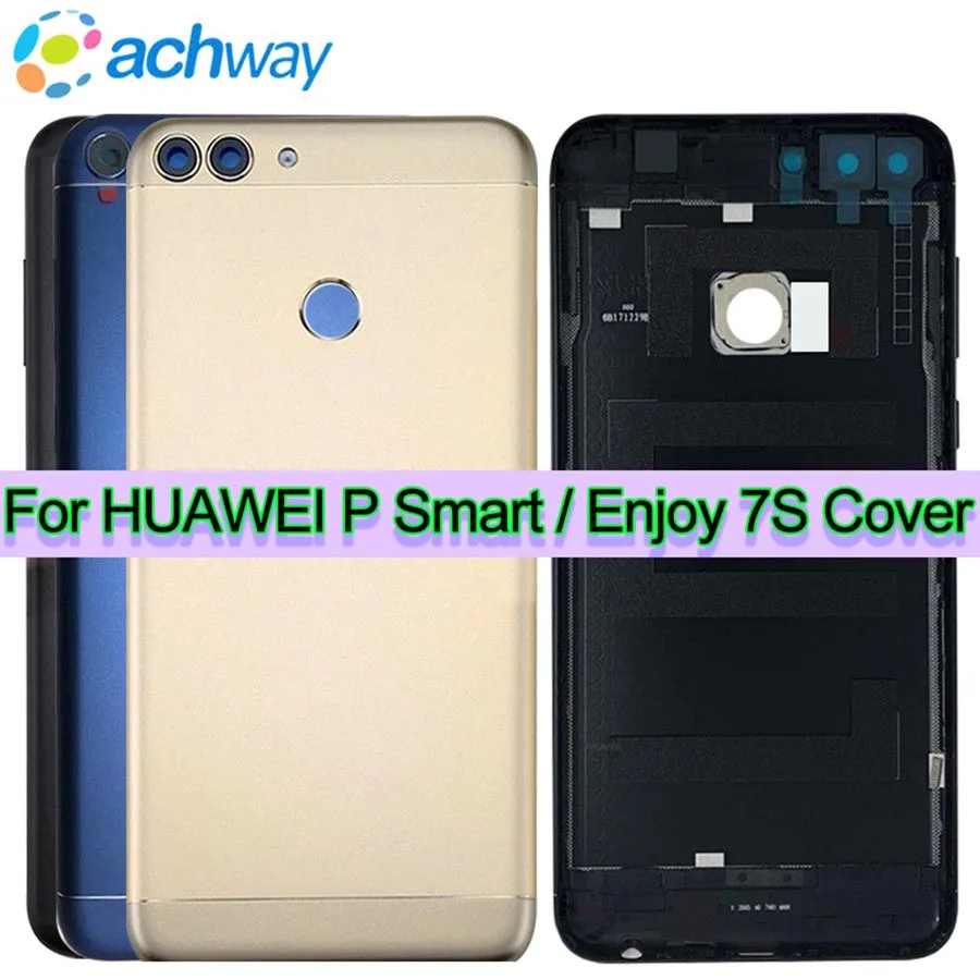 huawei P умный чехол для батареи Задняя Дверь Корпус задняя крышка Замена FIG-LX1 телефона huawei Enjoy 7S Крышка для батареи