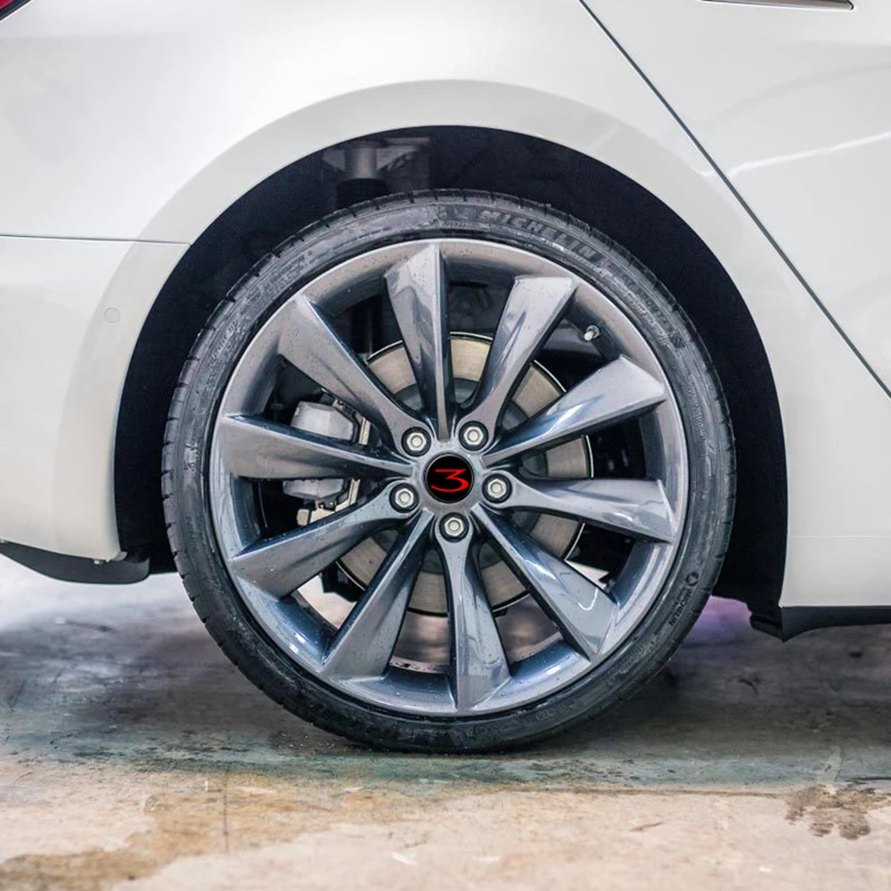 4 шт. для Tesla модель 3 автомобильные колпачки для колес автомобиля Стайлинг гайка ступицы колеса крышка автомобиля внешний декор 58 мм универсальные автомобильные аксессуары