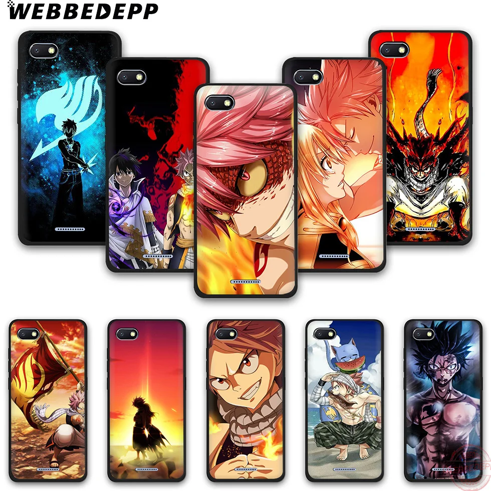 WEBBEDEPP Fairy Tail TPU чехол для телефона чехол-накладка Redmi Note 6Pro 7Pro 4A 4X 5 5A 6A 8A 7 S2 note 8 |