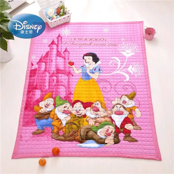 snow white 1 Дисней мультфильм Розовый Минни Микки Маус для маленьких девочек и мальчиков Ползания игровой коврик ковер 150X200 см коврик хлопок - Цвет: snow white 1