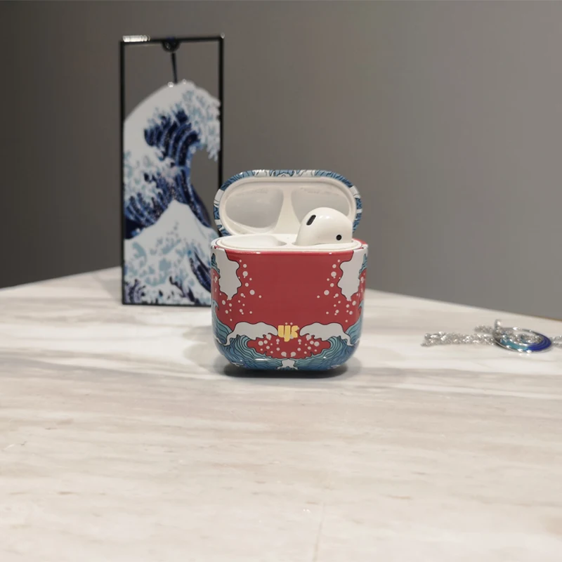 Новейший Роскошный чехол для Apple, аксессуары для airpods, Bluetooth наушники, ретро специальный чехол, защитная Декоративная Сумка, защита от потери