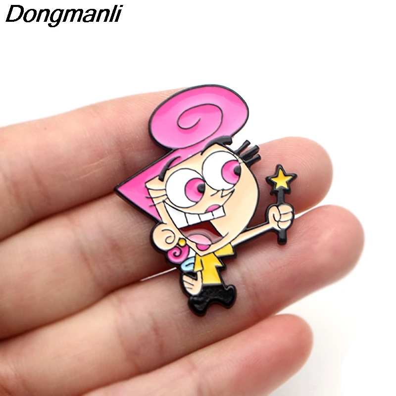 P3836 Dongmanli мода довольно oddpards металлические эмалированные броши и коллекция булавок Нагрудный значок для рюкзака воротник ювелирные изделия