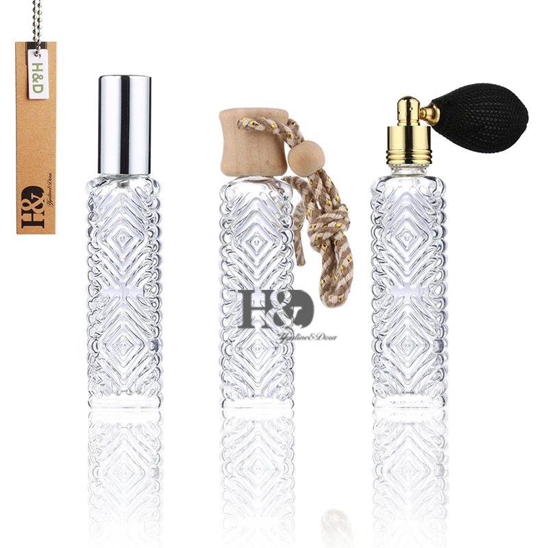 Большая Акция 3 шт./лот 15 мл Стекло многоразового пустой флакон духов Путешествия