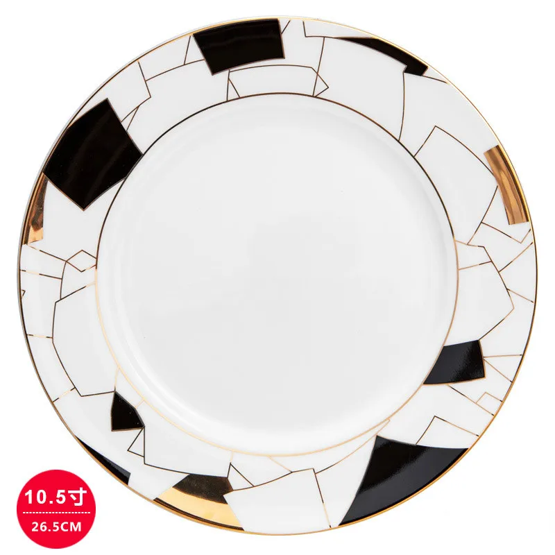 Модель номер украшения посуды костяного фарфора пластины керамика для отеля и