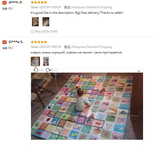 Многофункциональный Детский коврик для занятий спортом BOHS фрукт из пенопласта