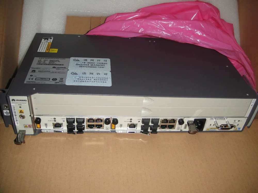 Новый оригинальный HW MA5608T GPON OLT оборудование оптическая линия терминал 1GE Uplink с 1 *