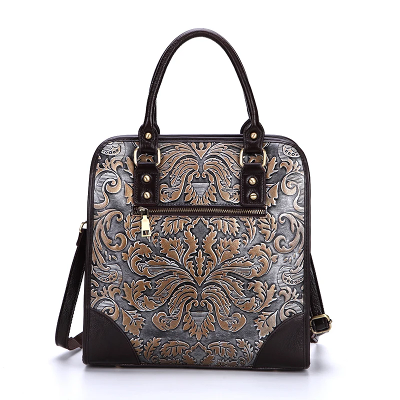 Винтажная женская сумка тоут из натуральной кожи сумки мессенджеры через плечо