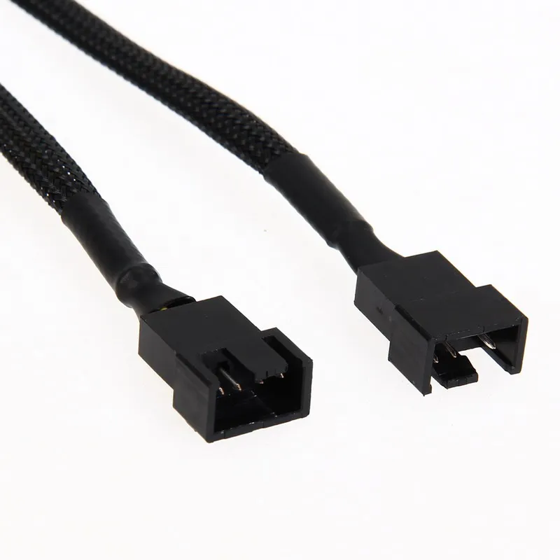 4 шт. 4Pin PWM на 3/4 двойной компьютер чехол с вентилятором Кабель-адаптер рукавами |