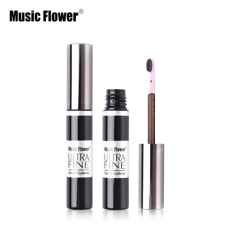 Music Flower макияж ультра тонкого помола тонированные крем для бровей устойчивый к пятнам 3D глаз Коричневый тату-гель с кисть инструмент продолжительное