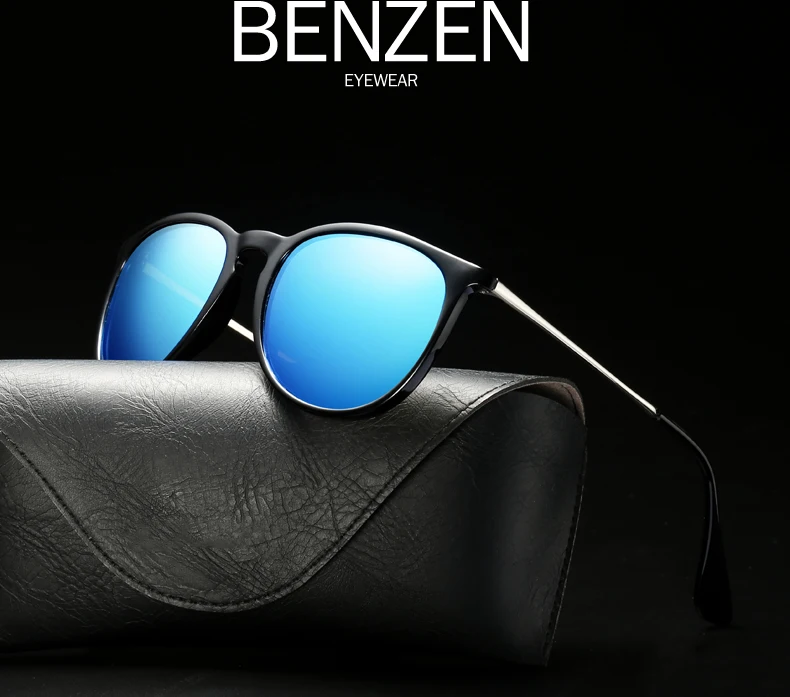 BENZEN, винтажные женские солнцезащитные очки, фирменный дизайн, новинка, женские солнцезащитные очки, Ретро стиль, поляризационные, мужские очки, oulo UV 400 6605