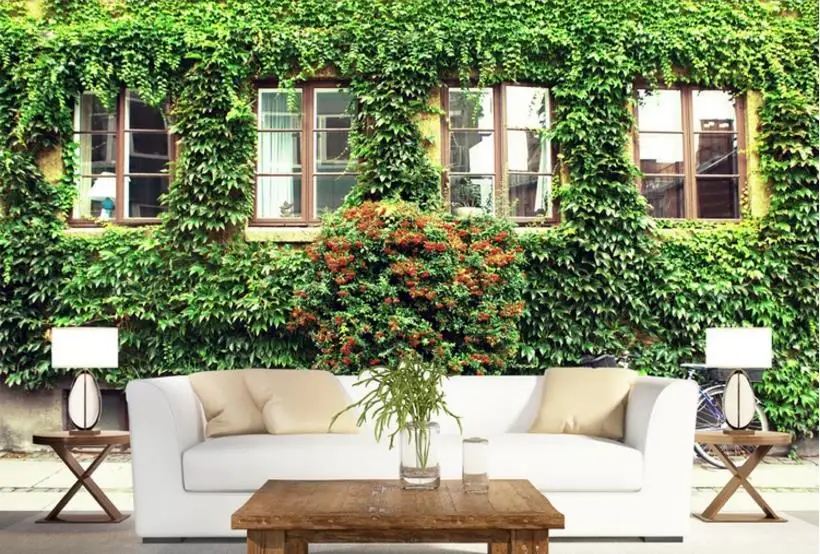 Пользовательские фото обои фрески пейзаж гостиная 3d телевизор диван фон