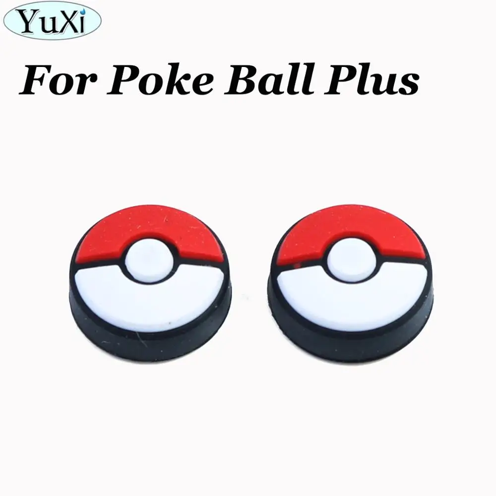 YuXi 2X Силиконовые аналоговые накладки на джойстик крышки для переключателя NAND joycon для Poke Ball Plus go аксессуары для игрового контроллера