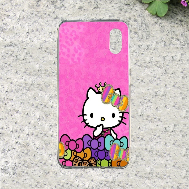 Hello kitty чехол для телефона Xiaomi redmi 4A 4X4 pro 5 5A 6A 6X6 Note 2 3 4X5 6 из мягкой искусственной