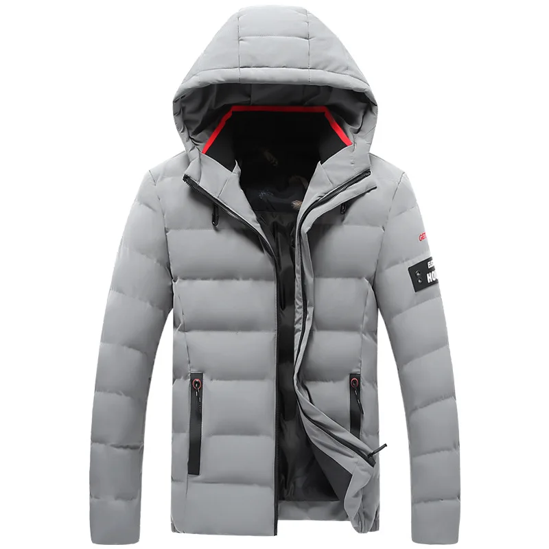 Plus Size 4XL 5XL 6XL 7XL 8XL Hooded Collar Winter Parkas Men Clothes 115-125 | Мужская одежда