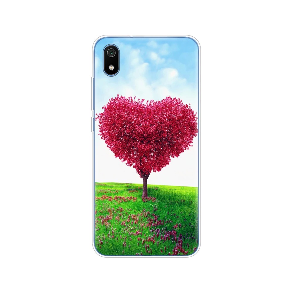 61903 Силиконовый чехол для xiaomi redmi 7a, чехлы, мягкая задняя крышка из ТПУ для redmi 7 a, бампер hongmi 7a, чехол для телефона, полная Защита, Чехол - Цвет: 61903