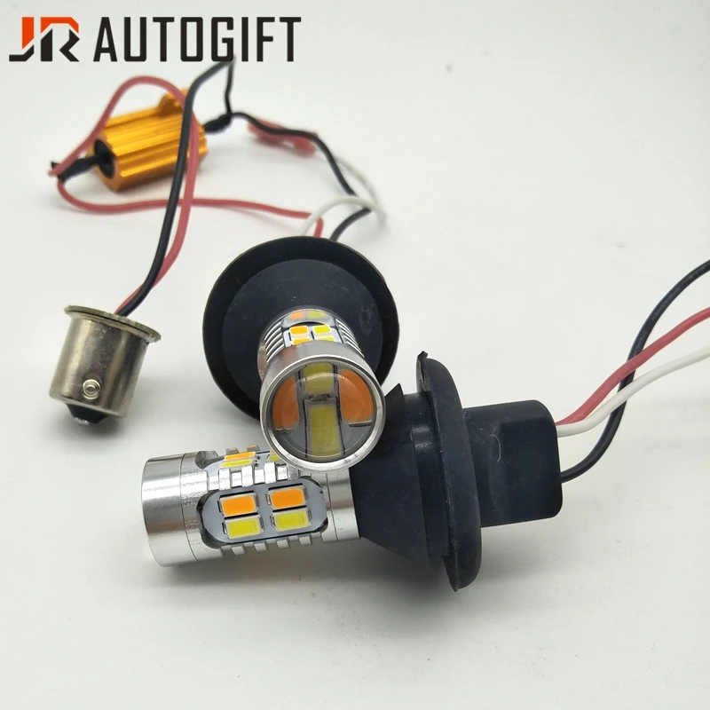 DRL S25 1156 BA15S BAU15S T20 7440 WY21 5630 20 SMD указатели поворота и дневные ходовые огсветильник 2