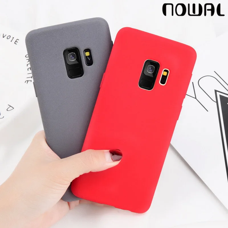 NOWAL Ultra Slim Matte Case For Samsung S9 S8 Plus S6 S7 Edge Note 8 9 A6 A7 A8 J4 J6 J8 2018 J3 J5 J7 Pro Soft Silicon Cover |