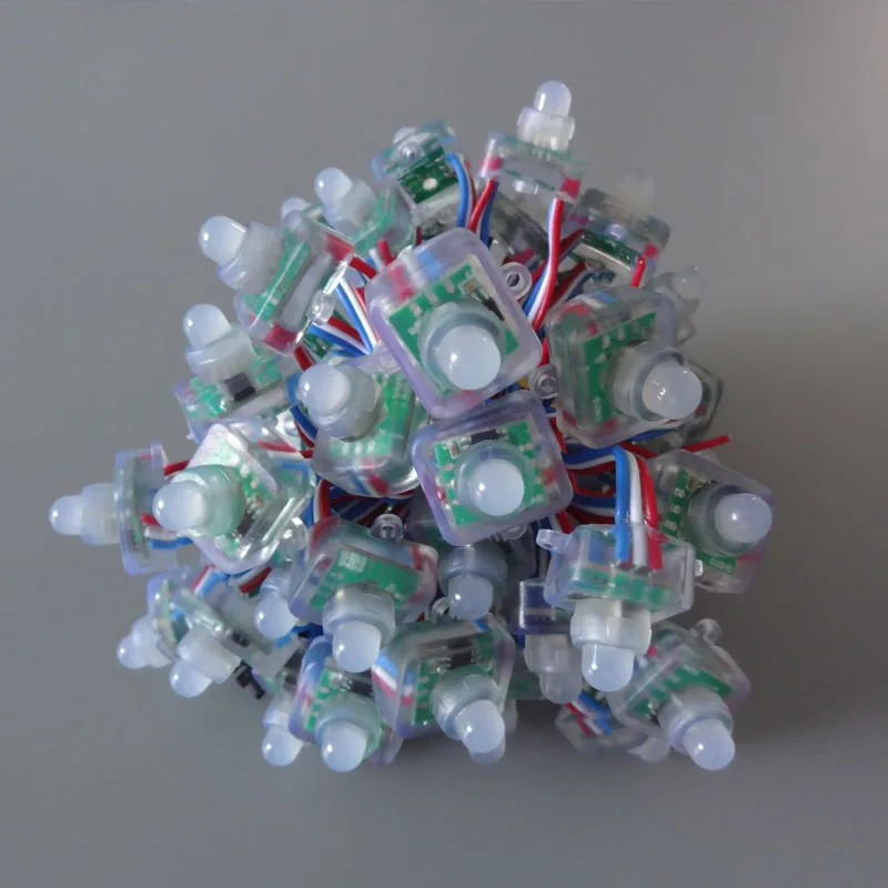 Модифицируемый пиксельный узел WS2811 квадратного типа 5 в постоянного тока 12 мм