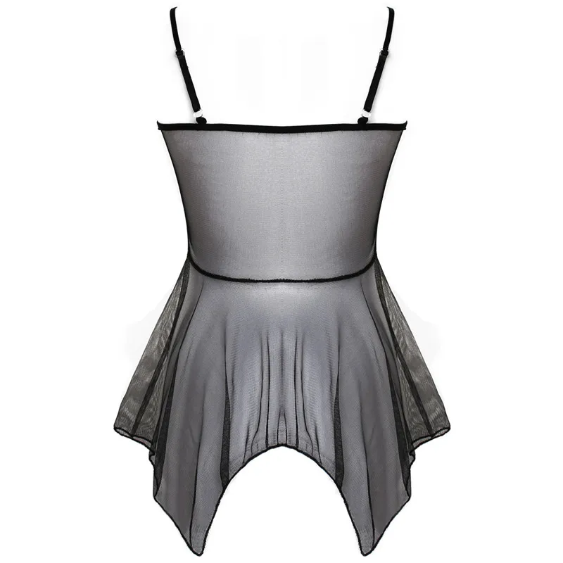 EW Sexy Lingerie Hot Erotic Lace Sleepwear Dress Temptation Transparent Nightwear Costumes | Тематическая одежда и