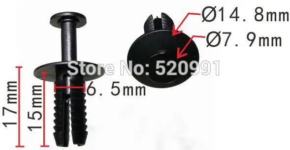 Shhworldsea автомобильный зажим для бампера фиксированная карта Benz A0009905492 1400804 51111964186