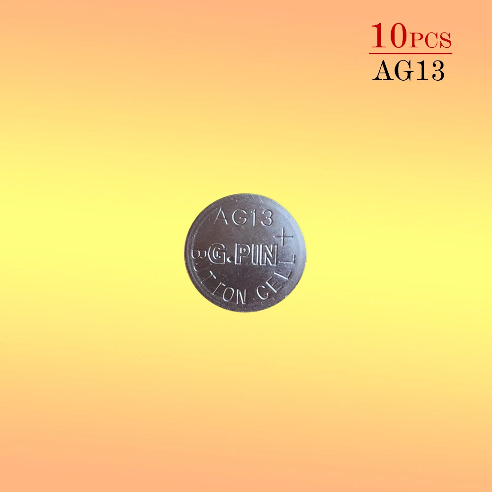 10 шт. щелочные кнопочные батарейки AG13 1 5 V LR44 L1154 RW82 RW42 SR1154 SP76 A76 357A pila lr44 SR44 AG