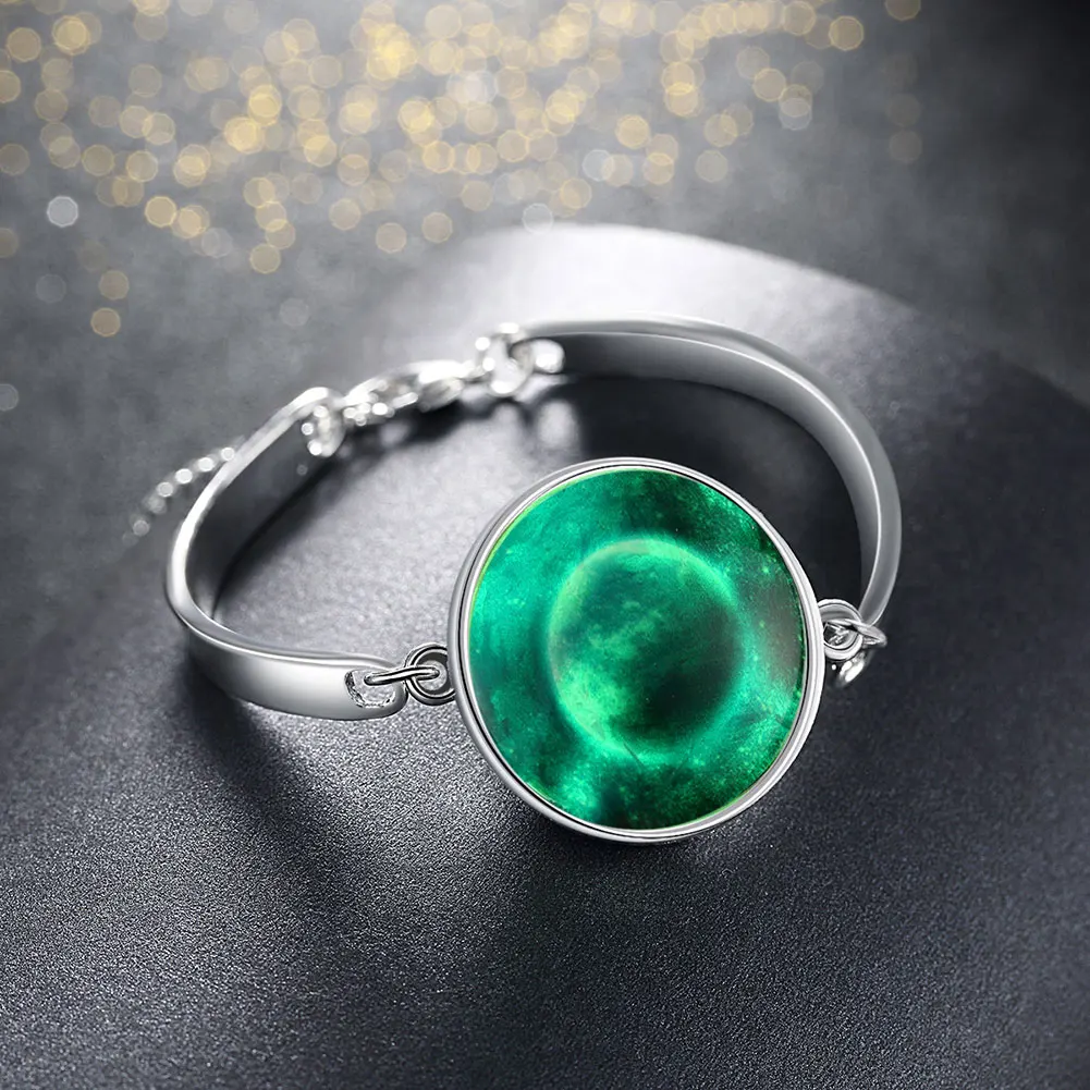 2017 Новые Моды Популярные Серебристые Браслет Женщин Ювелирные Изделия Площади