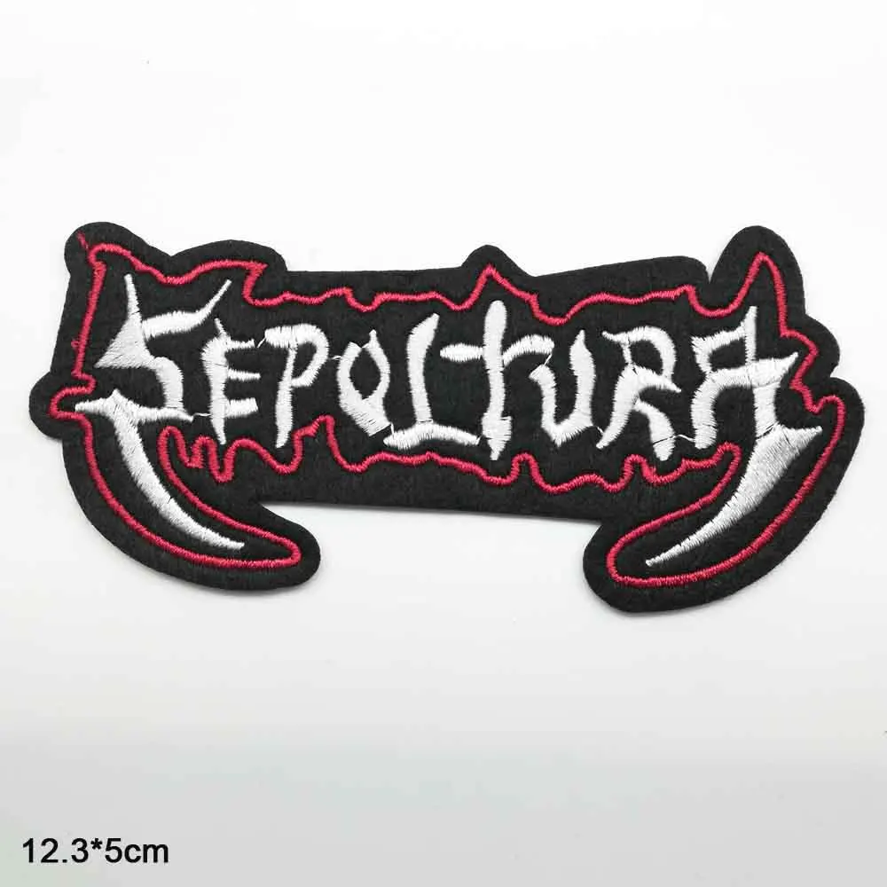 Нашивки для одежды с вышивкой буквы музыкальной группы оптовая продажа|Заплатки|