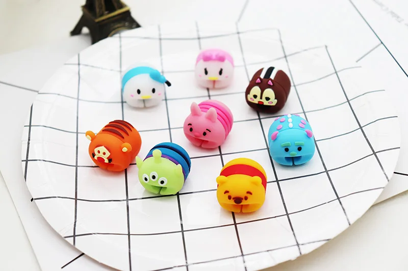 Милая защита кабеля для универсального Android Apple аксессуары Chompers новинка