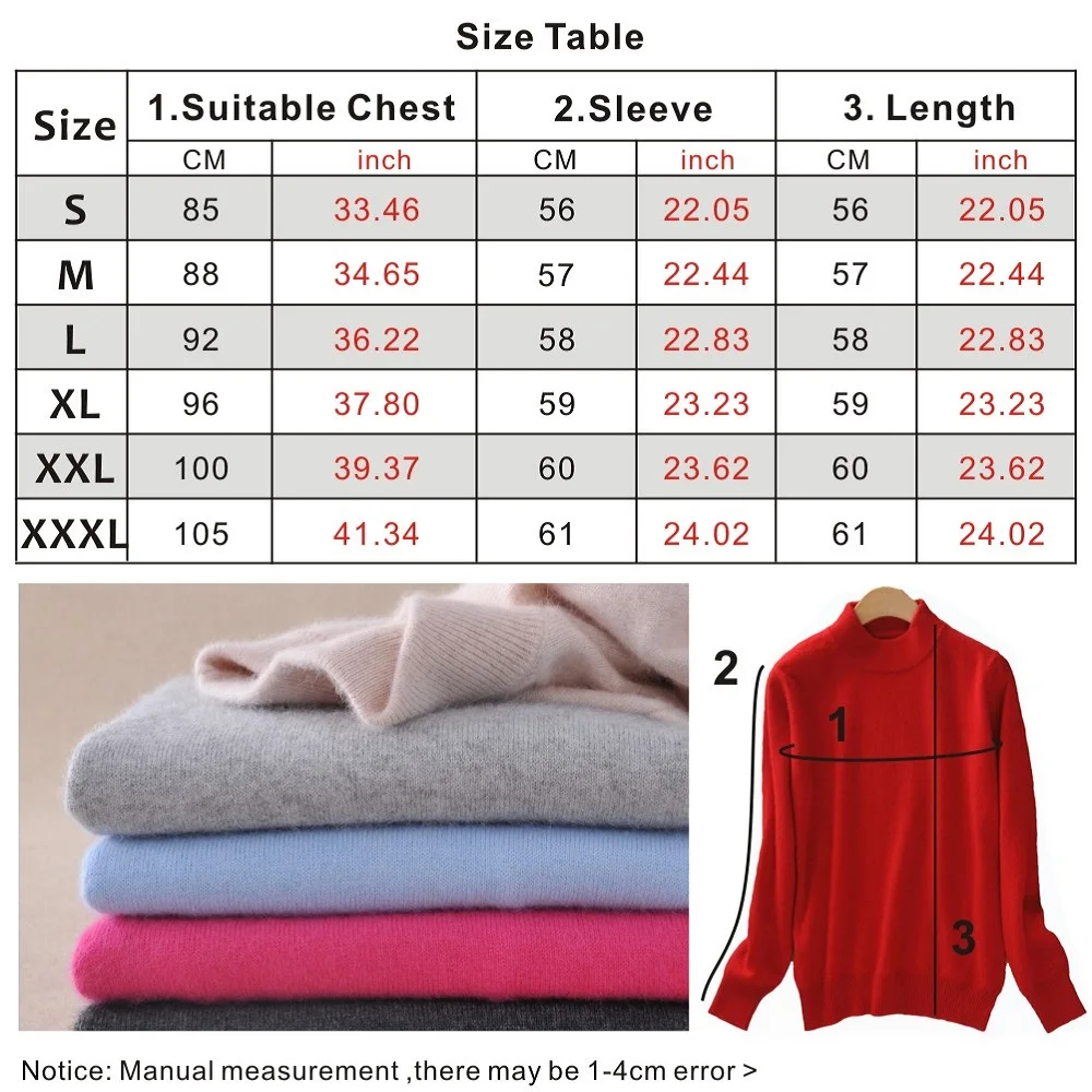Sparsil 2019 Cashmere Sweater Women Christmas Knitted Tops Female Long Sleeve Autumn Winter Wool Turtleneck Pullovers | Женская одежда