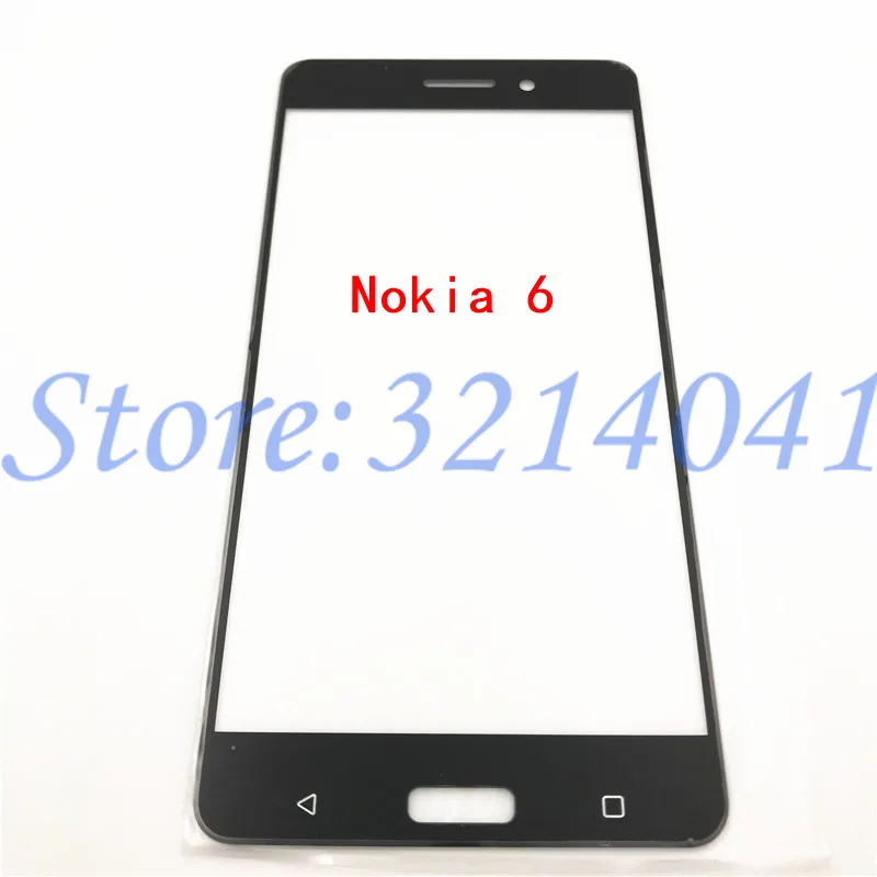 10Pcs/Lot Touch screen Panel For Nokia 3 5 6 7 7Plus 8 Front Outer Glass Top Lens Screen N3 N5 N6 N7 Plus N8+Logo | Мобильные
