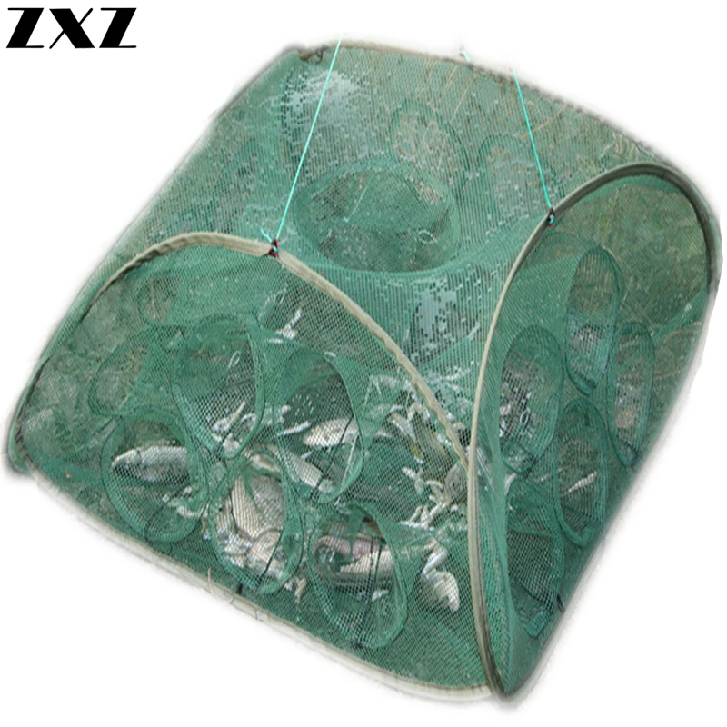 Кастинговая сеть клетка для креветок автоматическая складная рыболовная