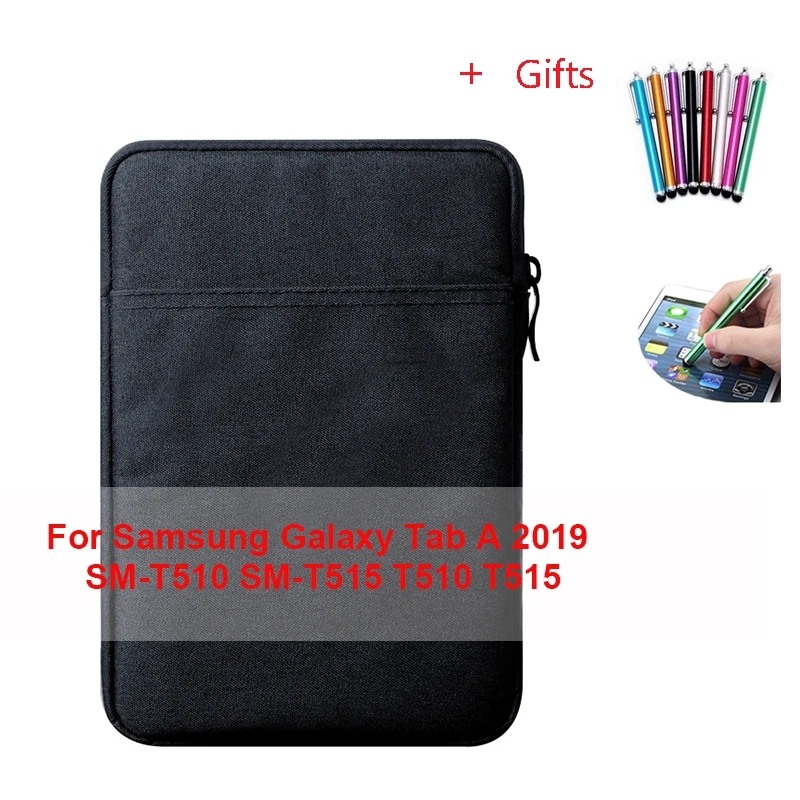zang qing Чехол-сумка для samsung Galaxy Tab A 10,1 Wifi SM-T510 SM-T515 SM T510 T515 защитный экран для планшета чехол+ бесплатные подарки - Цвет: zang qing
