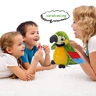 Электрический говорящий попугай, плюшевая игрушка, птица, повторяйте, что вы говорите, детские подарки для малышей
