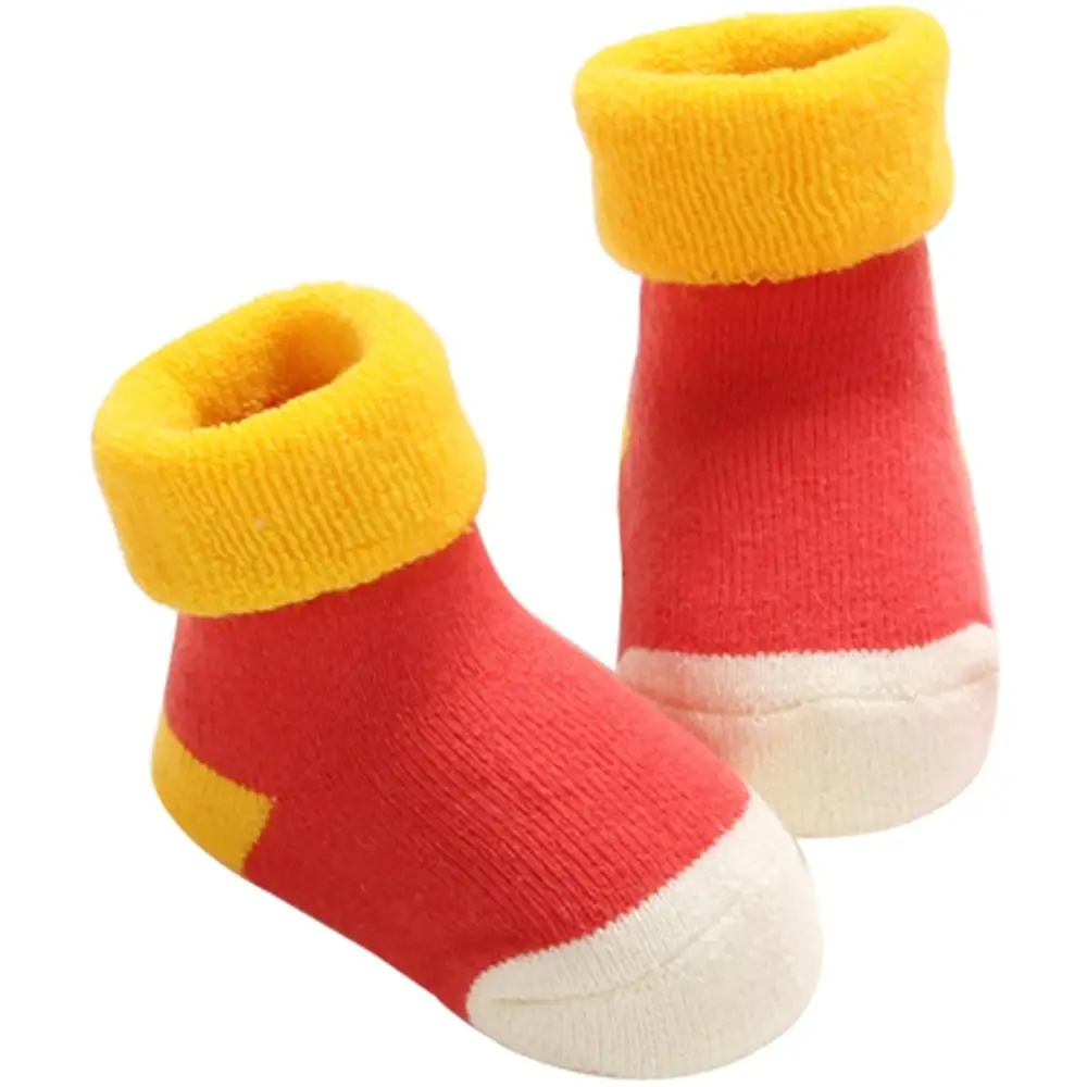Meias Para Bebe/теплые хлопковые носки для маленьких девочек на крестины; Meias Infantil; Детские Вязаные кружевные детские носки до колена для новорожденных - Цвет: 5W1004