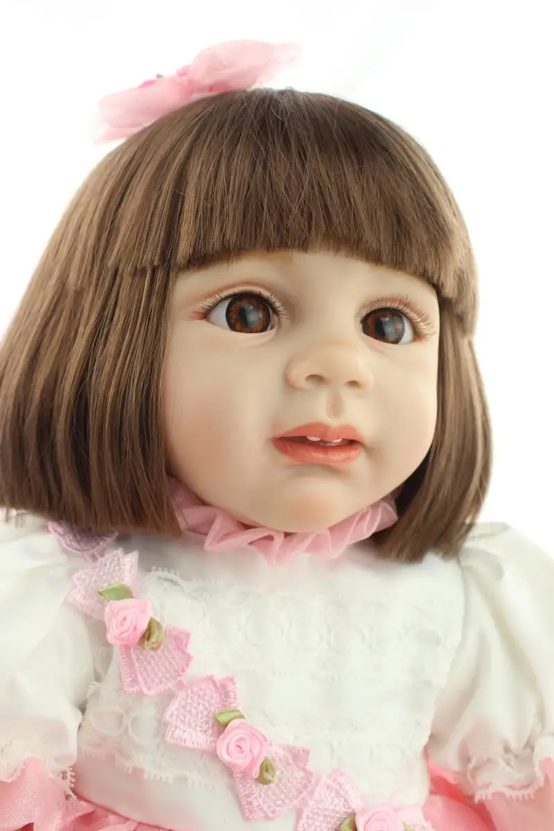 Reborn Baby Doll винилсиликоновых 24 дюймов 60 см младенцы кукла Реалистичного express